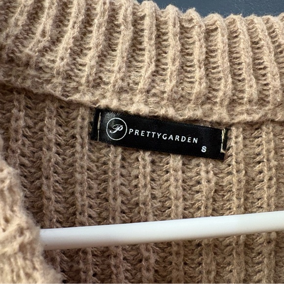 Prettygarden Tan Ribbed Sweater - Picture 3 of 3
